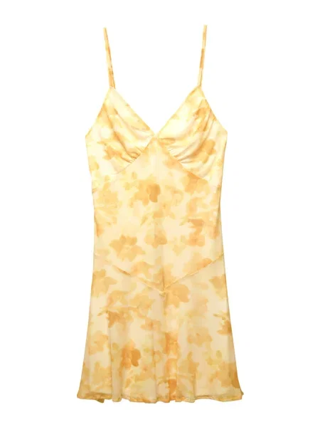 Pull&Bear Letní šaty / medová žlutá