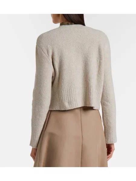 Decupat cardigan Altuzarra de lână bej