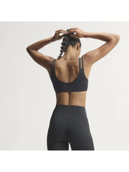 Tréninková podprsenka Optime Twist Reversible s lehkou oporou černá