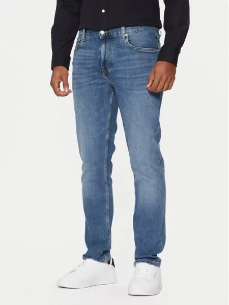 Tommy Hilfiger Jeansy Denton Straight Fit niebieski