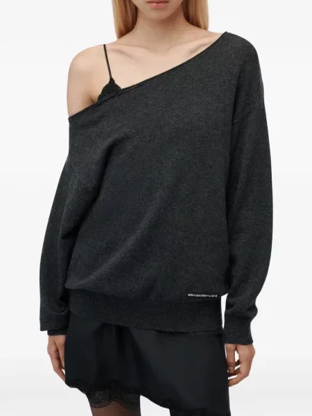 Lung rochie Alexander Wang gri