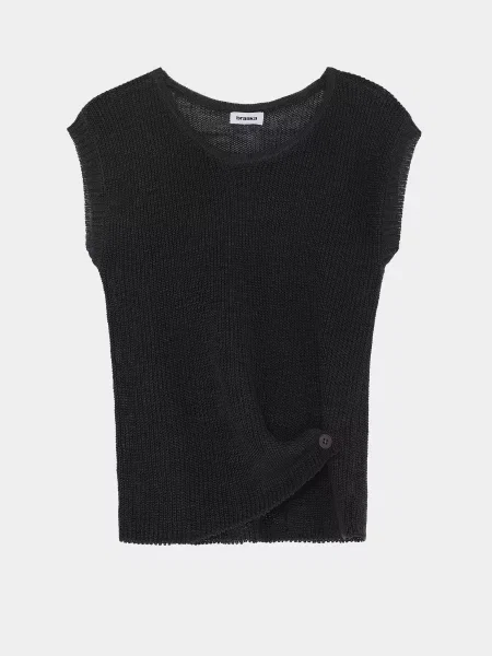 Майка Braska темно-синій віскоза/поліестер синя