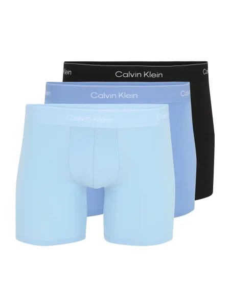 Calvin Klein Underwear Boksarice azur / nebeško modra / črna bela