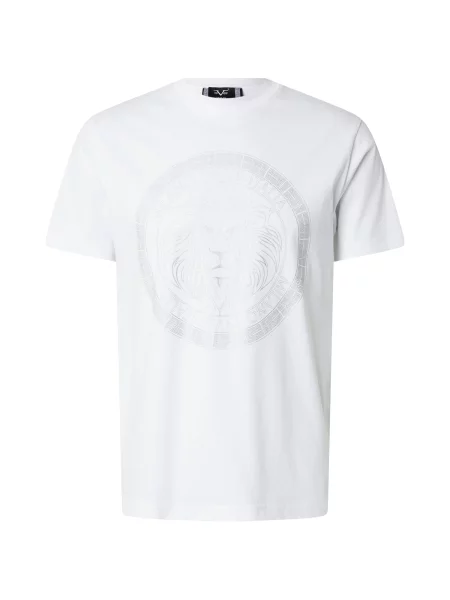 ITALIA Tricou Rafael gri argintiu alb