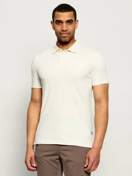 Tricou polo Boss Black negru