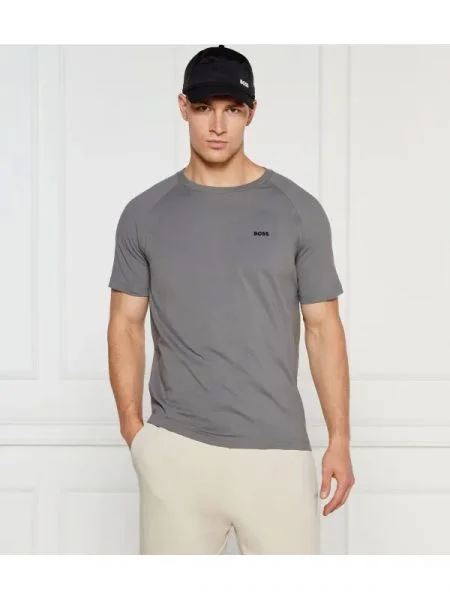 BOSS GREEN Tricou | stretch gri