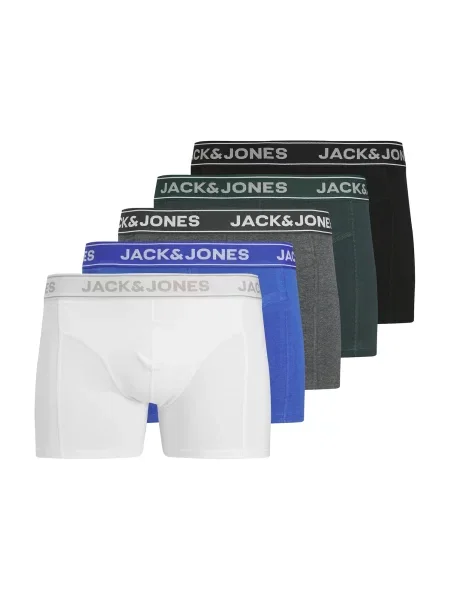 JACK & JONES Boxeri JACBLACK FRIDAY albastru regal / gri amestecat / verde închis / negru alb