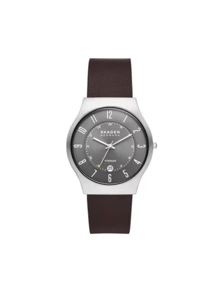 Skagen Zegarek Malbye Gent brązowy
