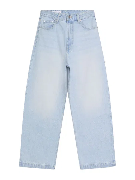 Bershka Kavbojke svetlo / svetlo rumena modra