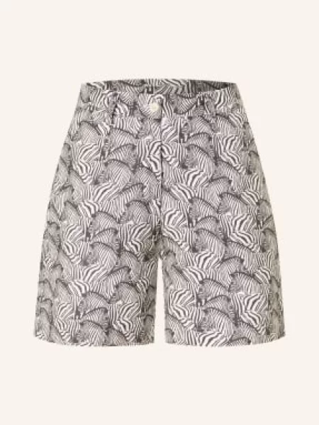 Lilienfels Szorty Lniane Jonas schwarz białe