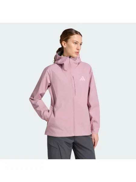 Bunda do deště Terrex Multi Layer CLIMAPROOF fialová