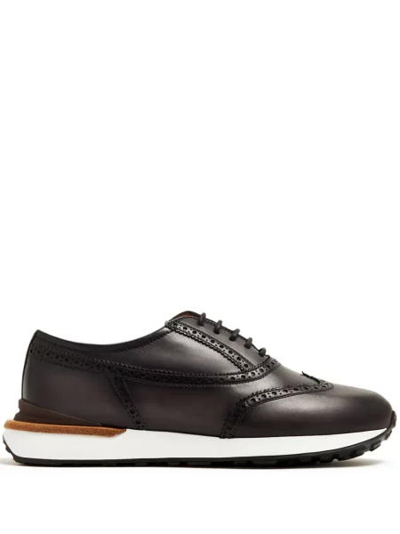Sneakerși Magnanni din piele negru