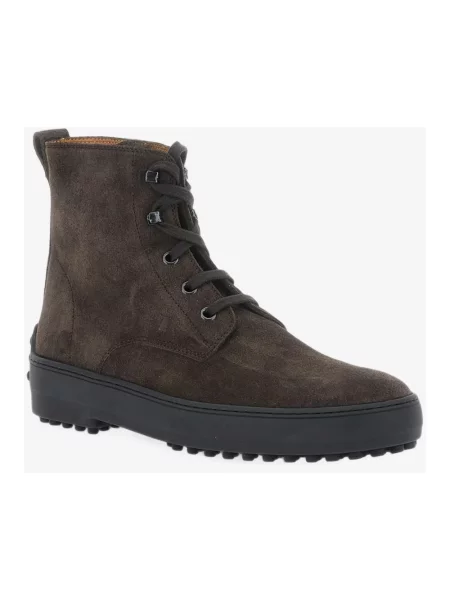 Botki Tod's skórzane brązowe