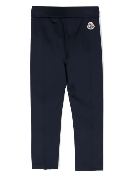 Legginsy dziecięce Moncler Enfant niebieskie