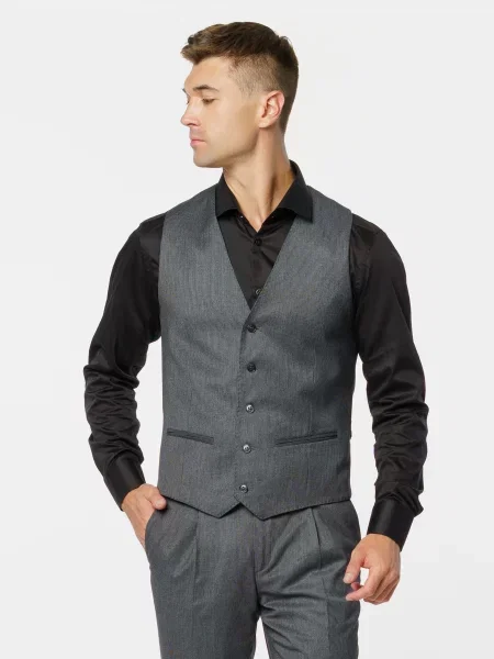 Arber Жилет класичний сірий