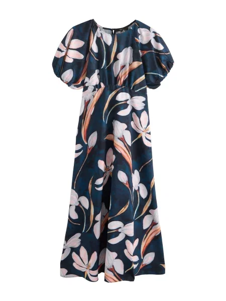 Next Rochie bleumarin / pastel / portocaliu caisă / rosé albastru