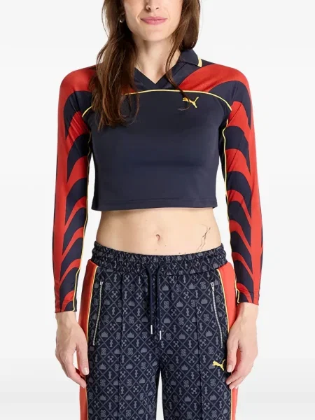 Tricou Puma din jerseu albastru