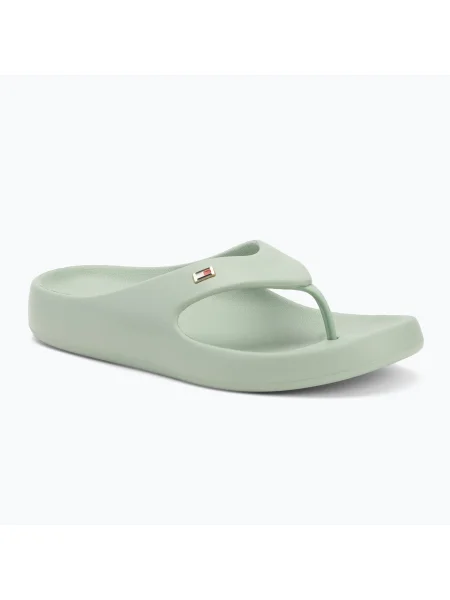 Дамски джапанки Tommy Hilfiger Comfort Beach Sandal flora зелено