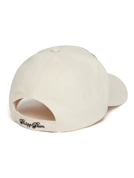 Czapka z daszkiem Philipp Plein beżowa