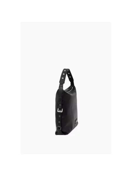 Karl Lagerfeld torebka shopper skórzana K/EYELETS czarna