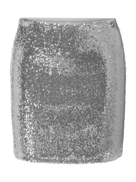 ONLY Fustă ONLSimone' argintiu
