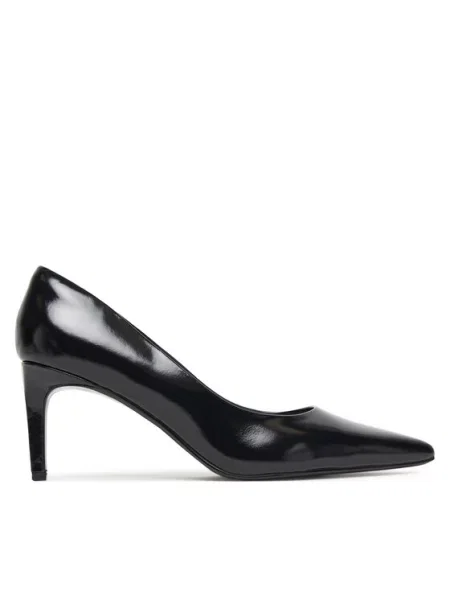 Calvin Klein Aukštakulniai Ess Stiletto 70 Shiny Lth juoda