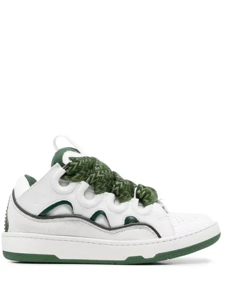 Sneakerși Lanvin cu șireturi din dantelă