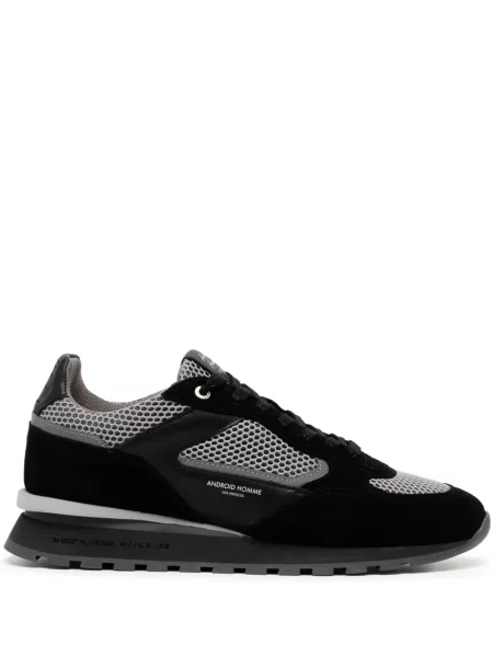 Sneakerși Android Homme cu șireturi din dantelă negru