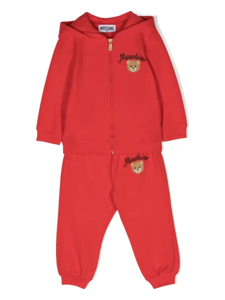 Komplet dresowy dziecięcy Moschino czerwony