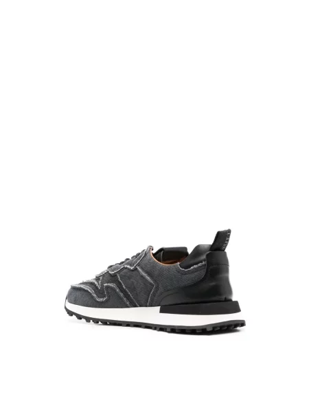 Sneakersy Buttero skórzane czarne
