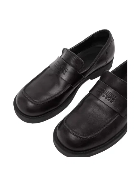 Maison Margiela mokasyny skórzane czarne
