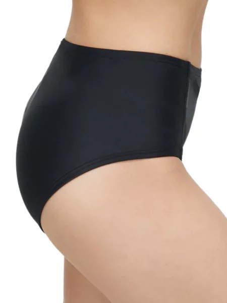 Bikini Dkny cu talie înaltă negru