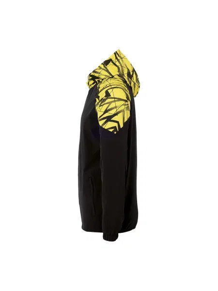 Tkana bluza z kapturem dla dzieci Uhlsport Goal 25 Evo czarna