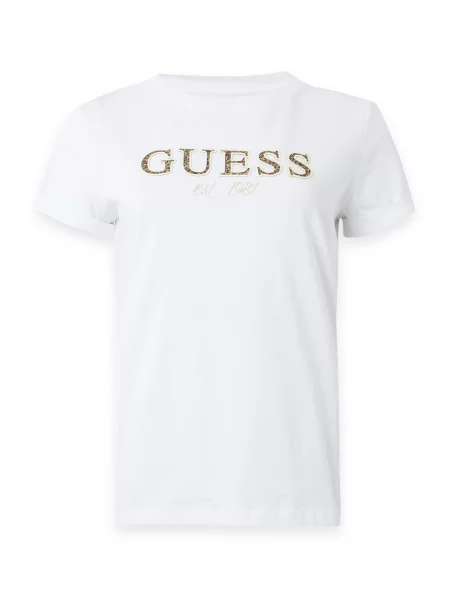 GUESS Tricou alb
