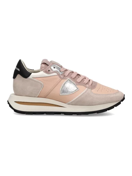 Buty do biegania Philippe Model skórzane do biegania różowe