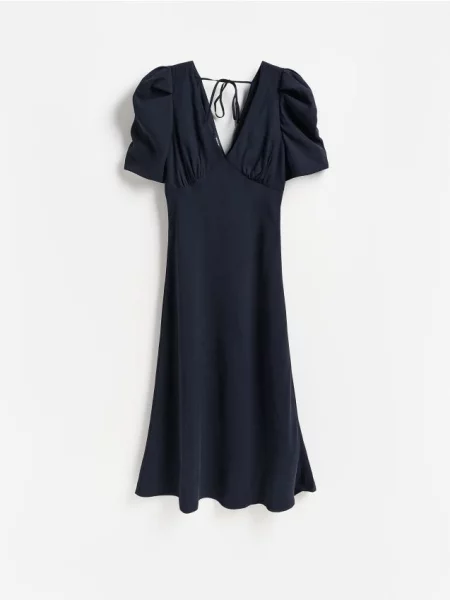 Reserved Rochie midi cu adaos de bleumarin