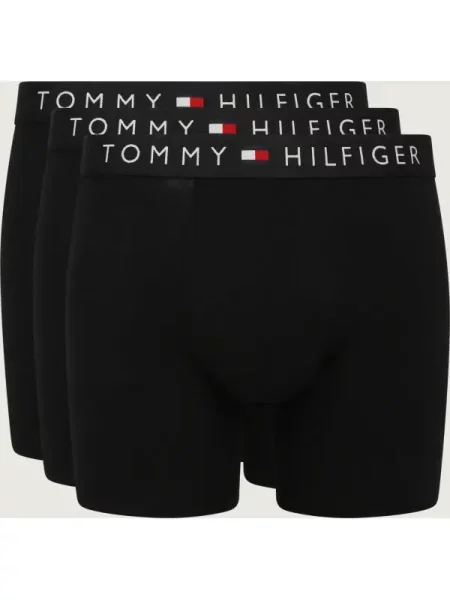 Boxeralsó Tommy Hilfiger Brief Dtm 3 pairs black / black / black Brief Dtm fekete
