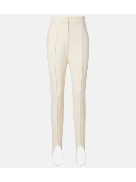 Leggings Stella Mccartney din jerseu bej