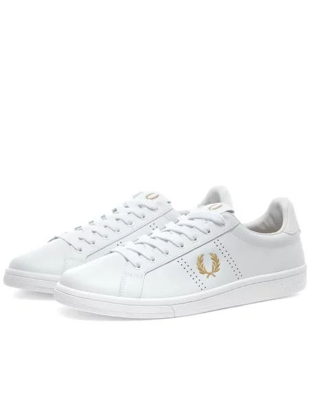 Sneakersy Fred Perry skórzane białe