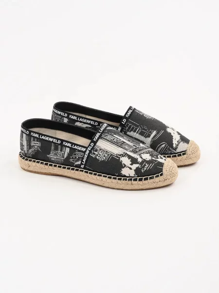 Espadryle Karl Lagerfeld czarne