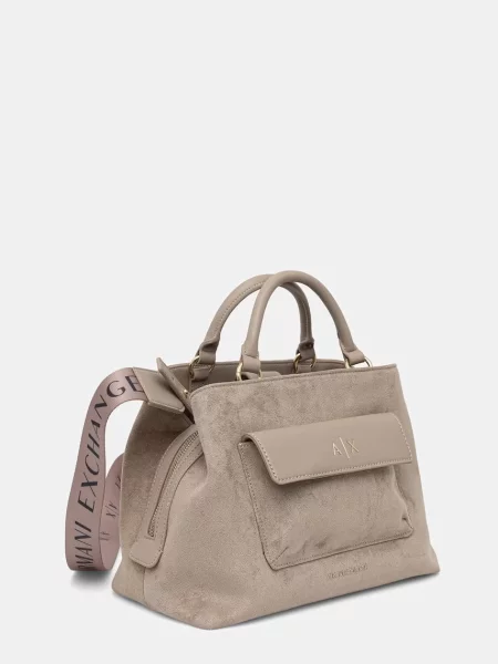 Armani Exchange crossbody torbica bela