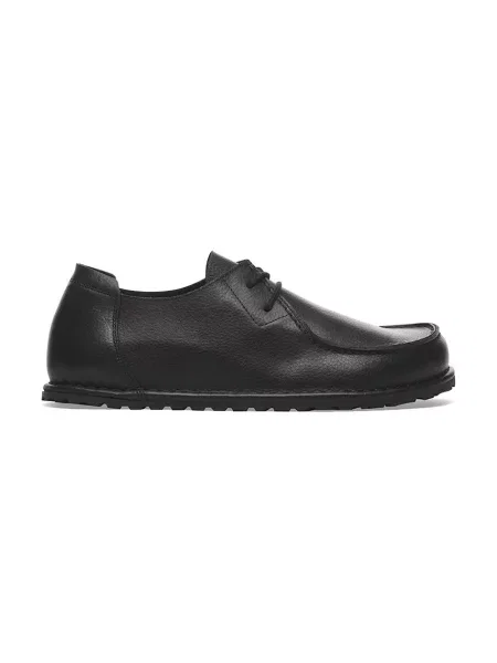 Birkenstock pantofi de piele Utti Lace LENA bărbați negru