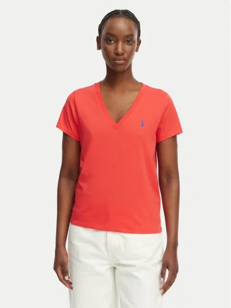 Polo Ralph Lauren T-Shirt Straight Fit czerwony