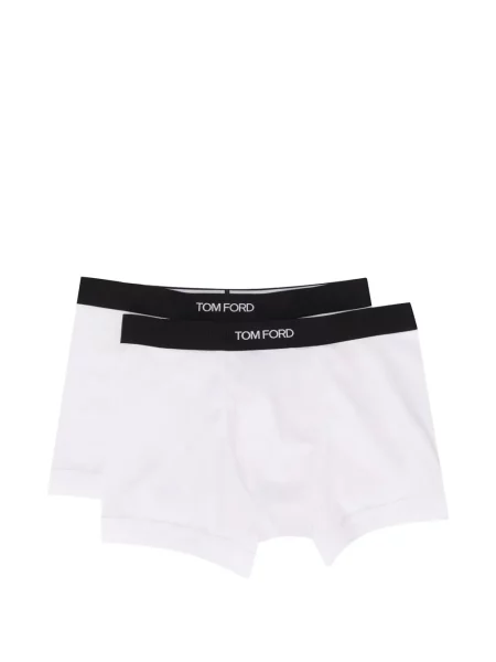 Boxeri Tom Ford cu autograf alb