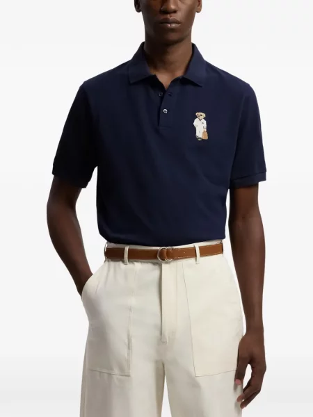 Polo Ralph Lauren Purple Label με κέντημα μπλε