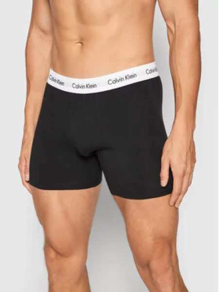 Calvin Klein Underwear Boxerky šedá / černá bílá