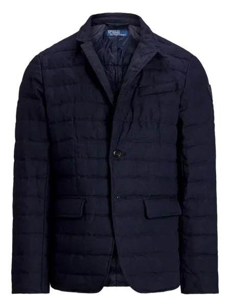 Tricou Polo Ralph Lauren din piele cu broderie în carouri maro