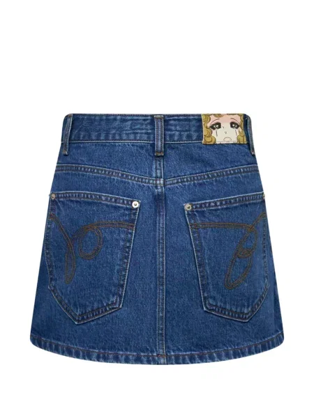 Fustă din denim Pushbutton albastru