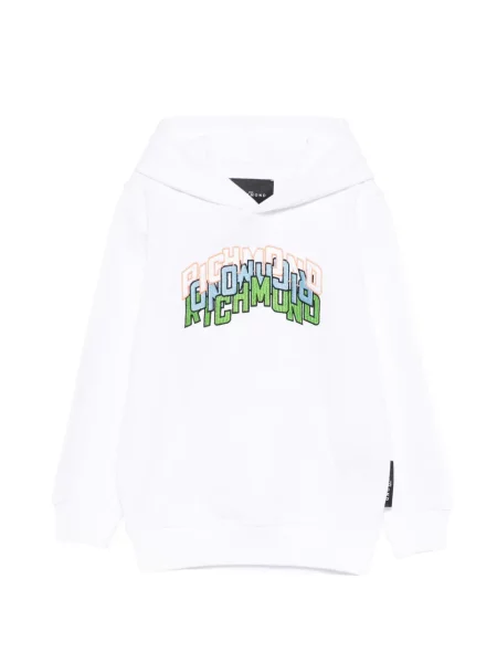 Bluza z kapturem dziecięca John Richmond biała