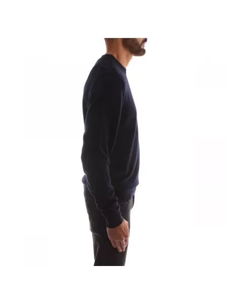 TOMMY HILFIGER Sveter námornícka / biela / červená modrá